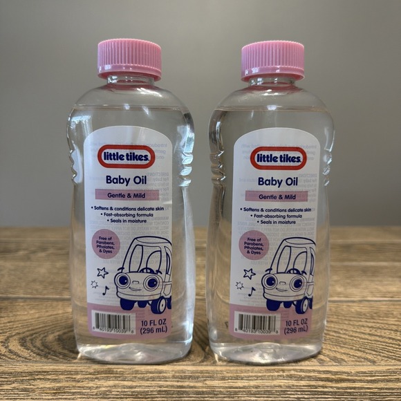 Little Tikes Other - Little Tikes Gentle & Mild Baby Oil 10 fl oz (296 ml) 2 Pack No Parabens Or Dyes